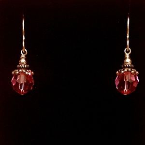 Pink Dangle Earrings